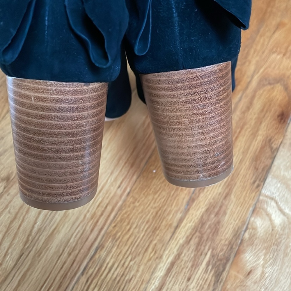 Anthropologie Women’s Size‎ 11.5 M  Bow-Tied Block Heels - Picture 4 of 9